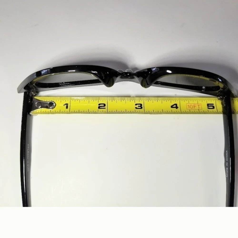Hot Topic Women's Retro Glam Black Cat Eye Sunglasses With Faux Pearls NWOT